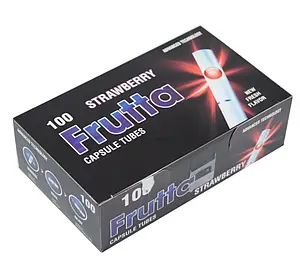 Гільзи Полуниця Frutta з капсулою 100 шт