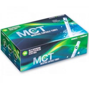 Гільзи для цигарок з капсулою MCT mint (ментол) 100 шт