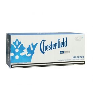 Гільзи сигаретні Chesterfield (Честерфілд) сині 250