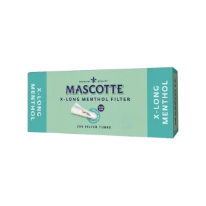 Гільзи для набивання сигарет MASCOTTE X-LONG MENTHOL (200 шт)