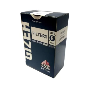 Фільтри для самокруток GIZEH (вугільні) 8 мм Х 15 мм