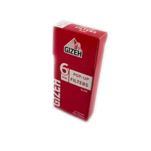 Фільтри для самокруток GIZEH SLIM POP-UP 6×15 мм
