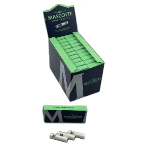 Фільтри для самокруток MASCOTTE ACTIVE (кокосове вугілля) 6×27 мм (10 шт)
