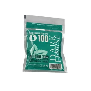 Фільтри для самокруток DARK HORSE SLIM MENTHOL 6х22 мм (100 шт)
