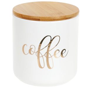 Банка керамическая BonaDi Сoffee 304-921 600 мл белая
