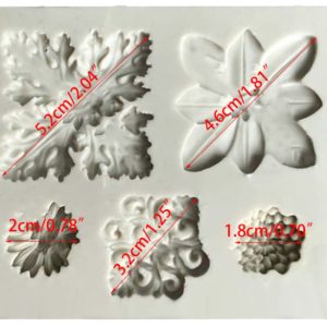 Mолд силиконовый для гравировки шоколадов Empire EM-7470 7х8,5 см белый