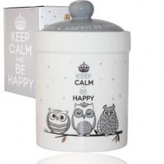 Банка для сыпучих продуктов SNT Совушки 6923-18 990 мл